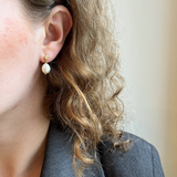 Aira Zirkonia Pearl Earrings