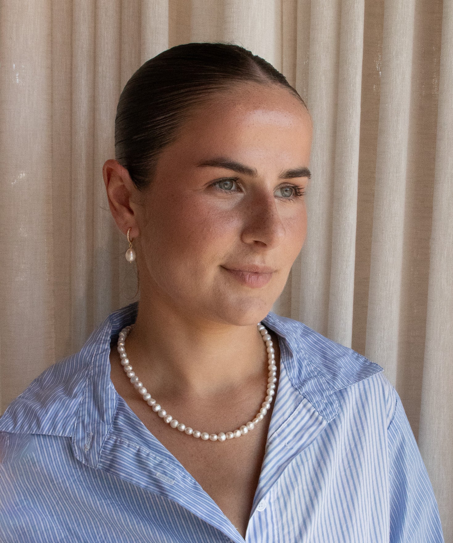 Ophelia Zirkonia Perleøreringe
