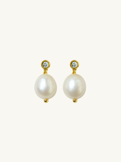 Aira Zirkonia Pearl Earrings