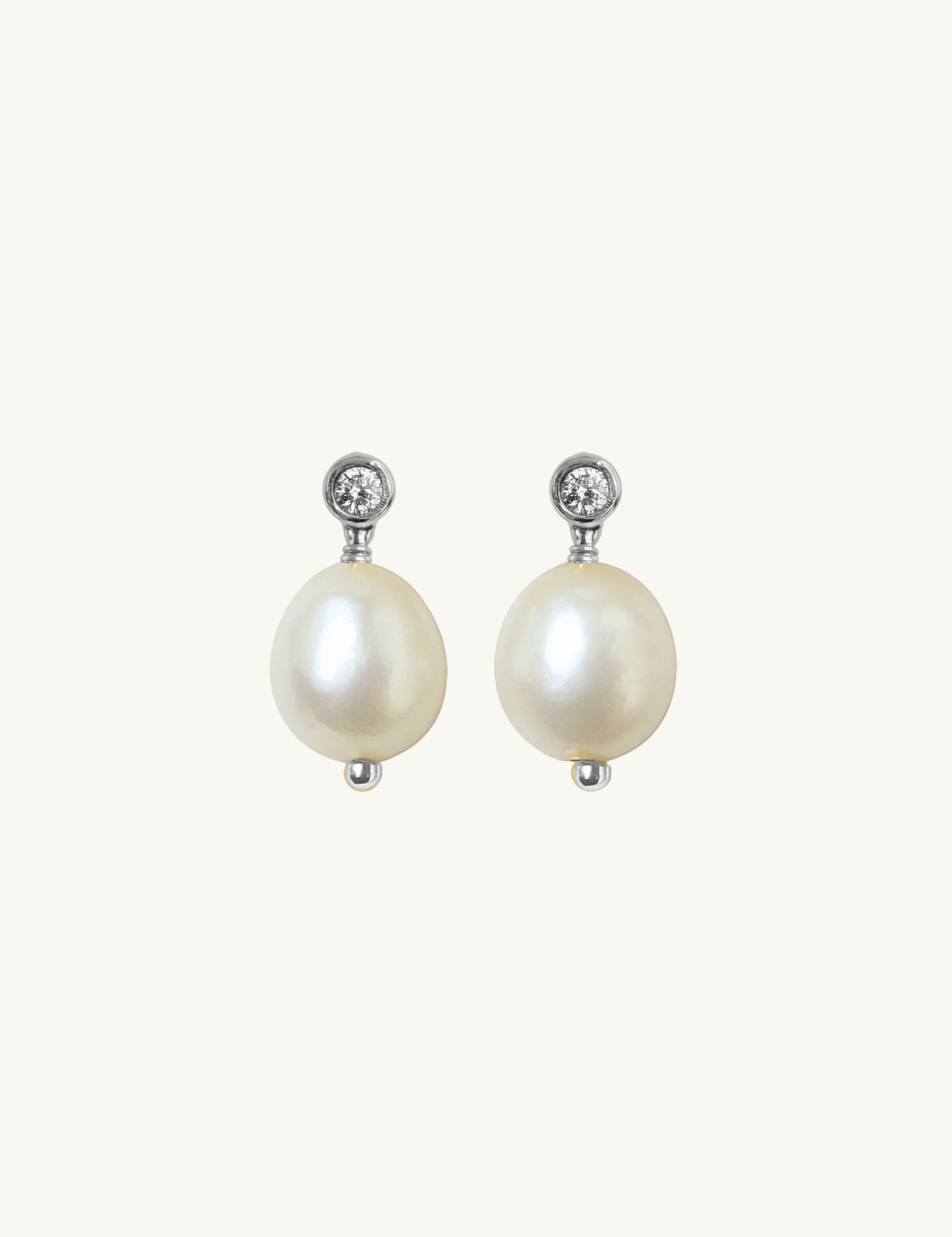 Aira Zirkonia Pearl Earrings