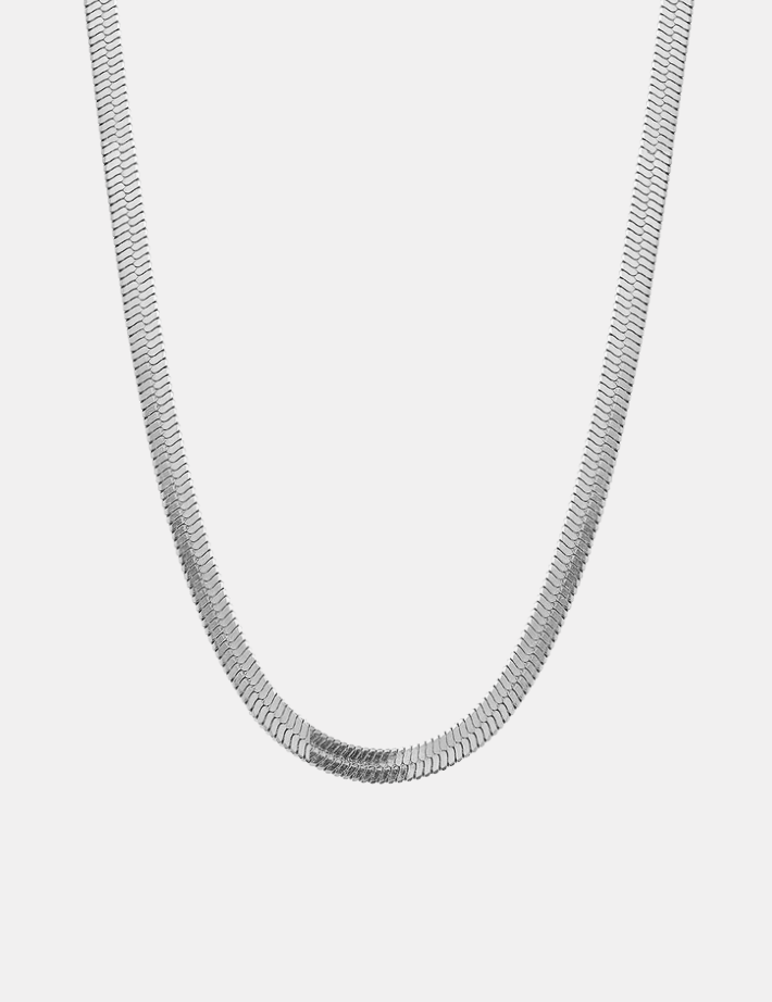 Aurora Flat Snake Necklace