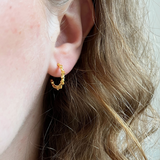 Mathilde Organic Gold Ear Studs