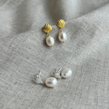 Mussel Pearl earrings