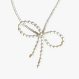 Bow Pearl necklace