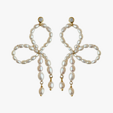 Bow Pearl Earrings