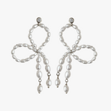 Bow Pearl Earrings